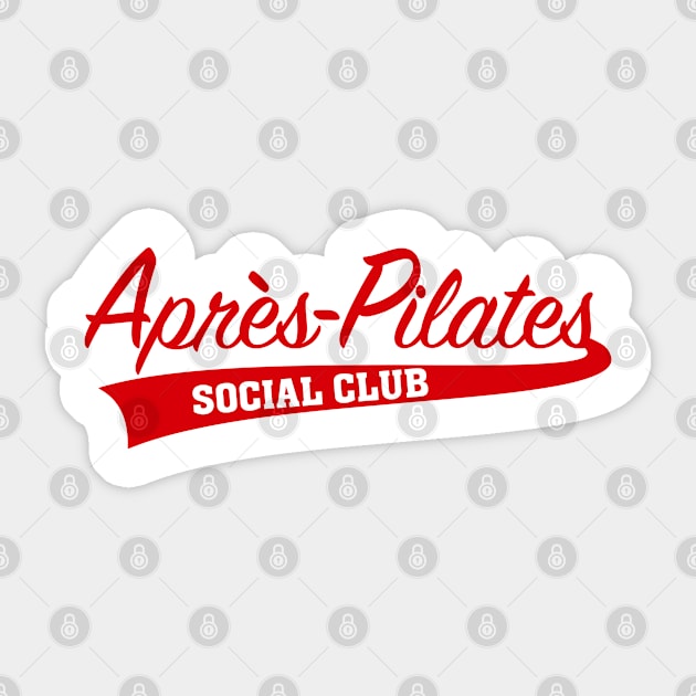 Apres Pilates Sticker by Andreeastore  